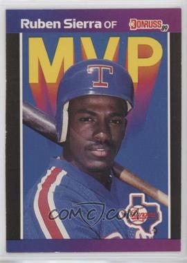 1989 Donruss - MVP #BC-26 - Ruben Sierra