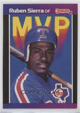 1989 Donruss - MVP #BC-26 - Ruben Sierra