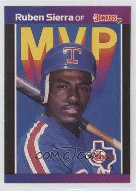 1989 Donruss - MVP #BC-26 - Ruben Sierra