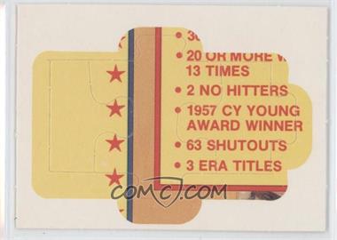 1989 Donruss - Warren Spahn Puzzle Pieces #46-48 - Warren Spahn