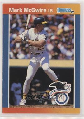 1989 Donruss All-Stars - [Base] #1 - Mark McGwire