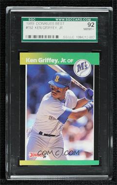 1989 Donruss Baseball's Best - Box Set [Base] #192 - Ken Griffey Jr. [SGC 92 NM/MT+ 8.5]