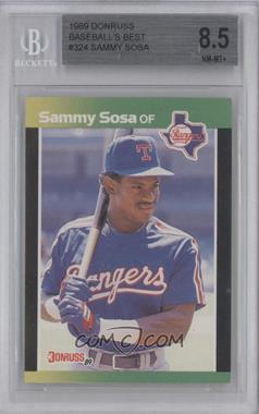 1989 Donruss Baseball's Best - Box Set [Base] #324 - Sammy Sosa [BGS 8.5 NM‑MT+]