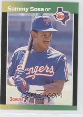 1989 Donruss Baseball's Best - Box Set [Base] #324 - Sammy Sosa