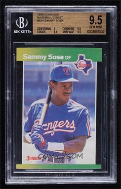1989 Donruss Baseball's Best - Box Set [Base] #324 - Sammy Sosa [BGS 9.5 GEM MINT]
