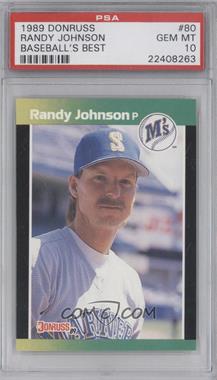 1989 Donruss Baseball's Best - Box Set [Base] #80 - Randy Johnson [PSA 10 GEM MT]