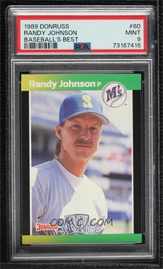 1989 Donruss Baseball's Best - Box Set [Base] #80 - Randy Johnson [PSA 9 MINT]