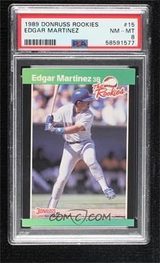 1989 Donruss The Rookies - Box Set [Base] #15 - Edgar Martinez [PSA 8 NM‑MT]