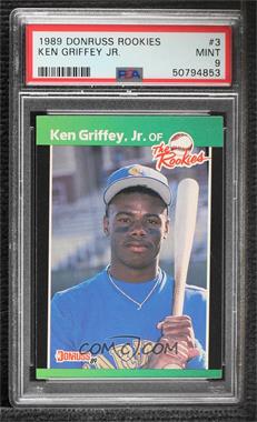 1989 Donruss The Rookies - Box Set [Base] #3 - Ken Griffey Jr. [PSA 9 MINT]