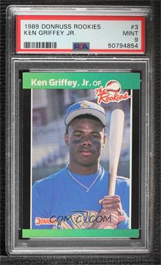 1989 Donruss The Rookies - Box Set [Base] #3 - Ken Griffey Jr. [PSA 9 MINT]