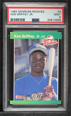 1989 Donruss The Rookies - Box Set [Base] #3 - Ken Griffey Jr. [PSA 9 MINT]