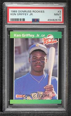 1989 Donruss The Rookies - Box Set [Base] #3 - Ken Griffey Jr. [PSA 9 MINT]