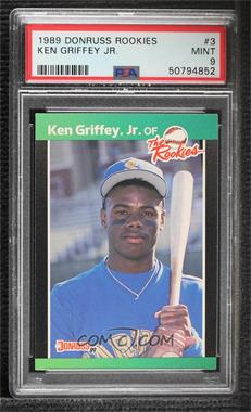 1989 Donruss The Rookies - Box Set [Base] #3 - Ken Griffey Jr. [PSA 9 MINT]