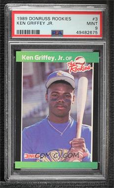 1989 Donruss The Rookies - Box Set [Base] #3 - Ken Griffey Jr. [PSA 9 MINT]