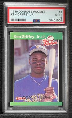 1989 Donruss The Rookies - Box Set [Base] #3 - Ken Griffey Jr. [PSA 9 MINT]