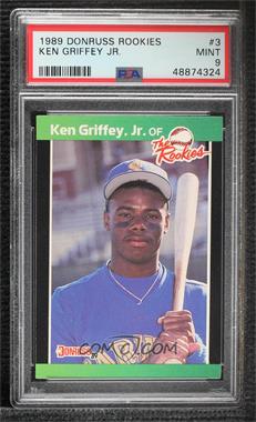 1989 Donruss The Rookies - Box Set [Base] #3 - Ken Griffey Jr. [PSA 9 MINT]