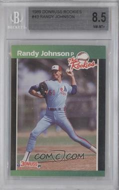 1989 Donruss The Rookies - Box Set [Base] #43 - Randy Johnson [BGS 8.5 NM‑MT+]