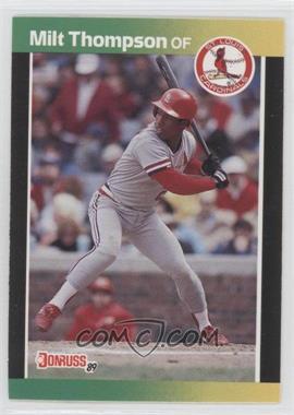 1989 Donruss Traded - [Base] #T-43 - Milt Thompson