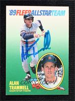 Alan Trammell [JSA Certified COA Sticker]