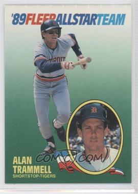 1989 Fleer - All Star Team #11 - Alan Trammell