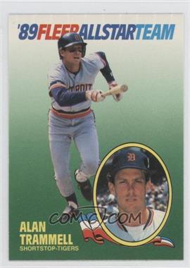 1989 Fleer - All Star Team #11 - Alan Trammell