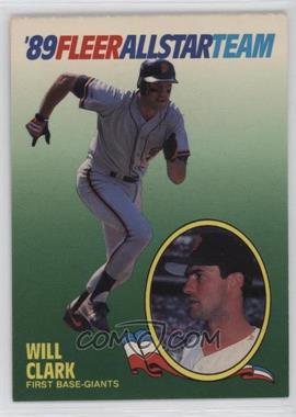 1989 Fleer - All Star Team #3 - Will Clark