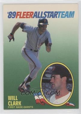 1989 Fleer - All Star Team #3 - Will Clark