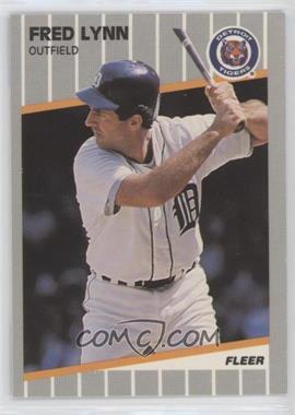 1989 Fleer - [Base] - Glossy #138 - Fred Lynn