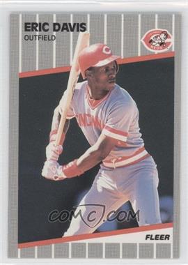 1989 Fleer - [Base] - Glossy #158 - Eric Davis