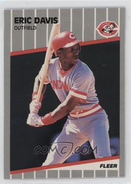 1989 Fleer - [Base] - Glossy #158 - Eric Davis