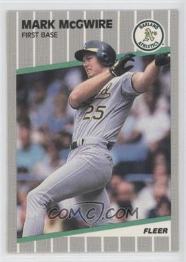 1989 Fleer - [Base] - Glossy #17 - Mark McGwire