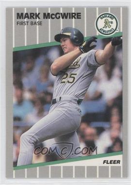 1989 Fleer - [Base] - Glossy #17 - Mark McGwire