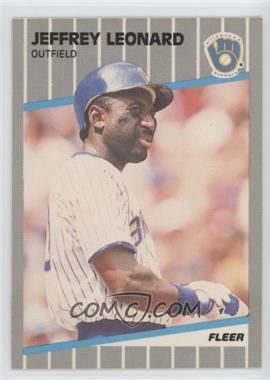 1989 Fleer - [Base] - Glossy #190 - Jeffrey Leonard