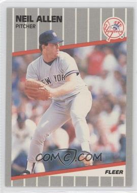 1989 Fleer - [Base] - Glossy #250 - Neil Allen