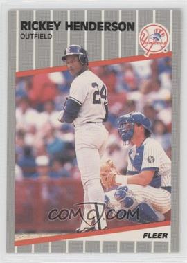 1989 Fleer - [Base] - Glossy #254 - Rickey Henderson