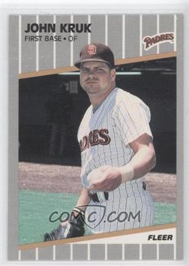 1989 Fleer - [Base] - Glossy #309 - John Kruk