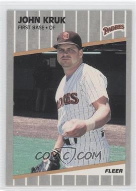 1989 Fleer - [Base] - Glossy #309 - John Kruk