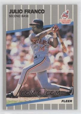 1989 Fleer - [Base] - Glossy #404 - Julio Franco