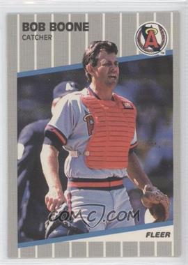 1989 Fleer - [Base] - Glossy #469 - Bob Boone