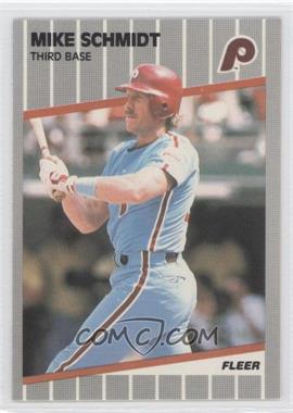 1989 Fleer - [Base] - Glossy #582 - Mike Schmidt