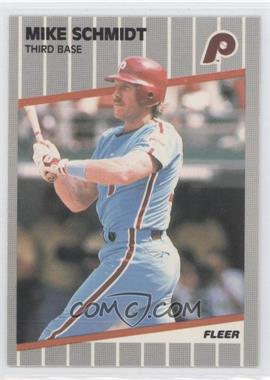 1989 Fleer - [Base] - Glossy #582 - Mike Schmidt