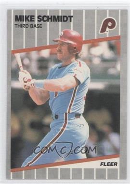 1989 Fleer - [Base] - Glossy #582 - Mike Schmidt