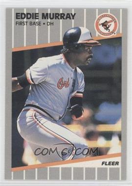 1989 Fleer - [Base] - Glossy #611 - Eddie Murray