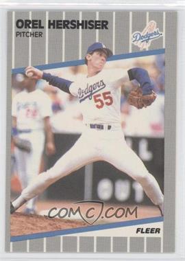 1989 Fleer - [Base] - Glossy #62 - Orel Hershiser