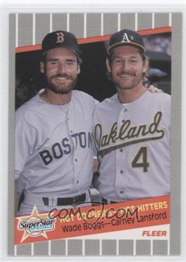 1989 Fleer - [Base] - Glossy #633 - Super Star Specials - Wade Boggs, Carney Lansford