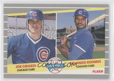 1989 Fleer - [Base] - Glossy #644 - Major League Prospects - Joe Girardi, Rolando Roomes