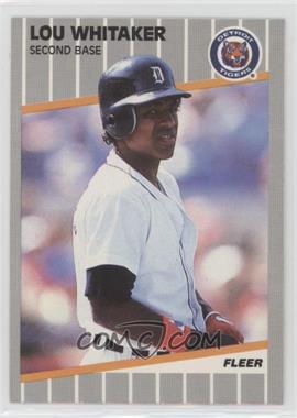 1989 Fleer - [Base] #151 - Lou Whitaker