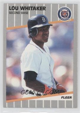 1989 Fleer - [Base] #151 - Lou Whitaker