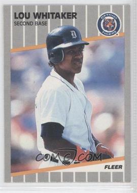 1989 Fleer - [Base] #151 - Lou Whitaker