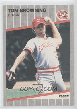 1989 Fleer - [Base] #153 - Tom Browning